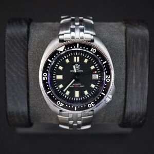 Steeldive SD1970 6105 Turtle Diver Watch V2, NH35, Sapphire, Diving